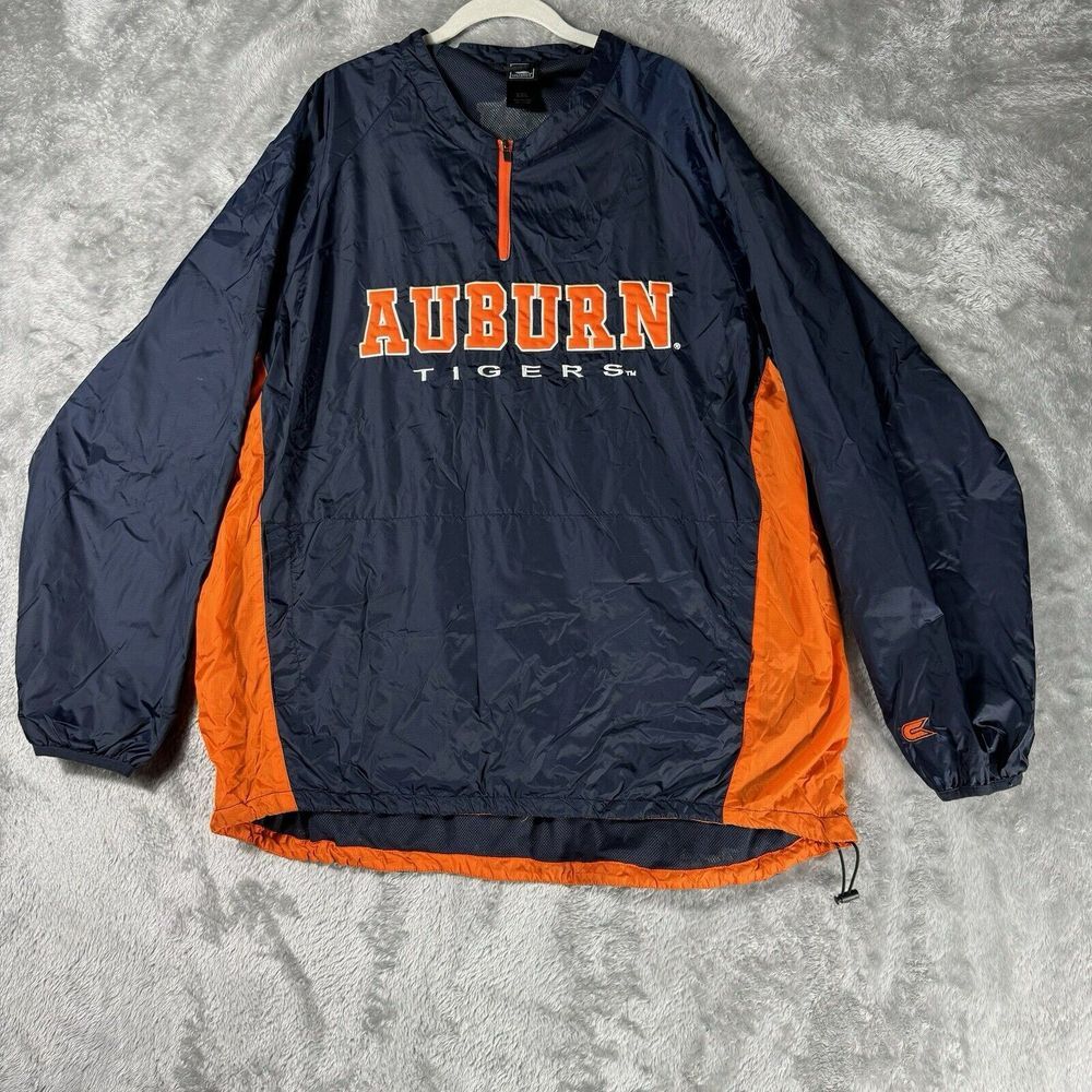 Auburn University Windbreaker Raincoat Jacket XXL Colosseum Athletics Packable